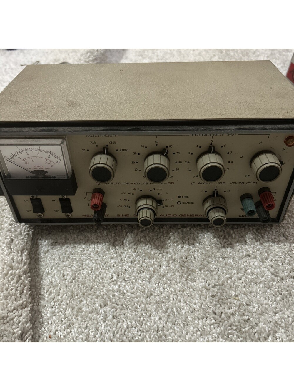 heathkit ig-1b sine-square audio generator signal source [W-7.25]